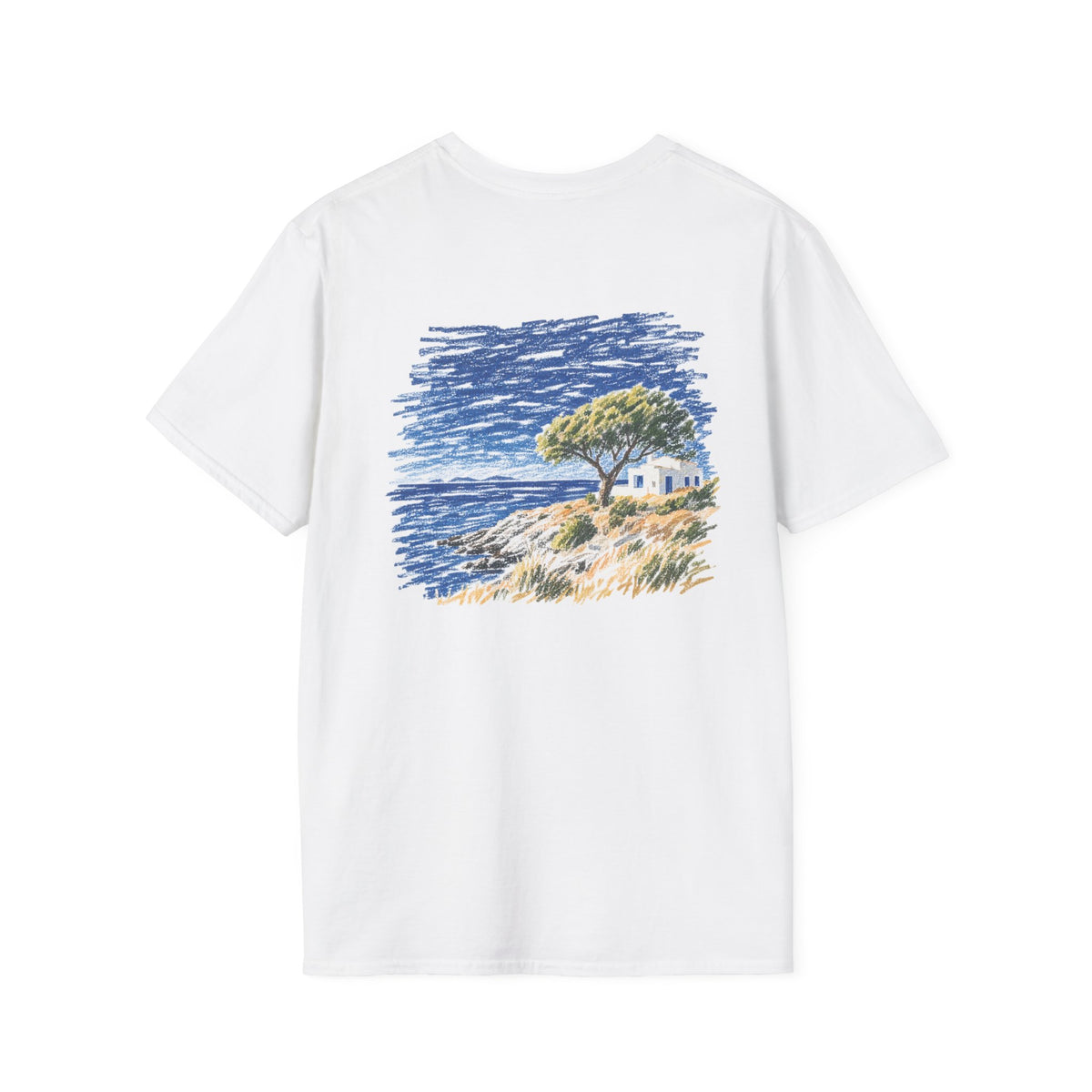Greece T-Shirt Watercolor