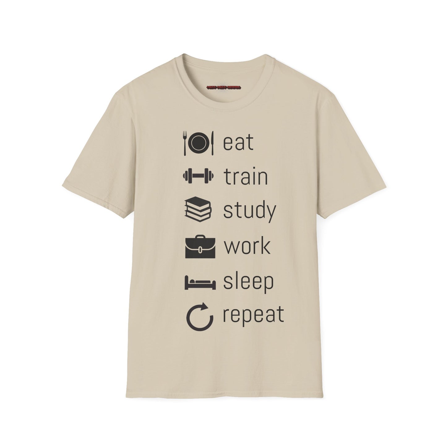 Repeat T-Shirt Lebensweisheit