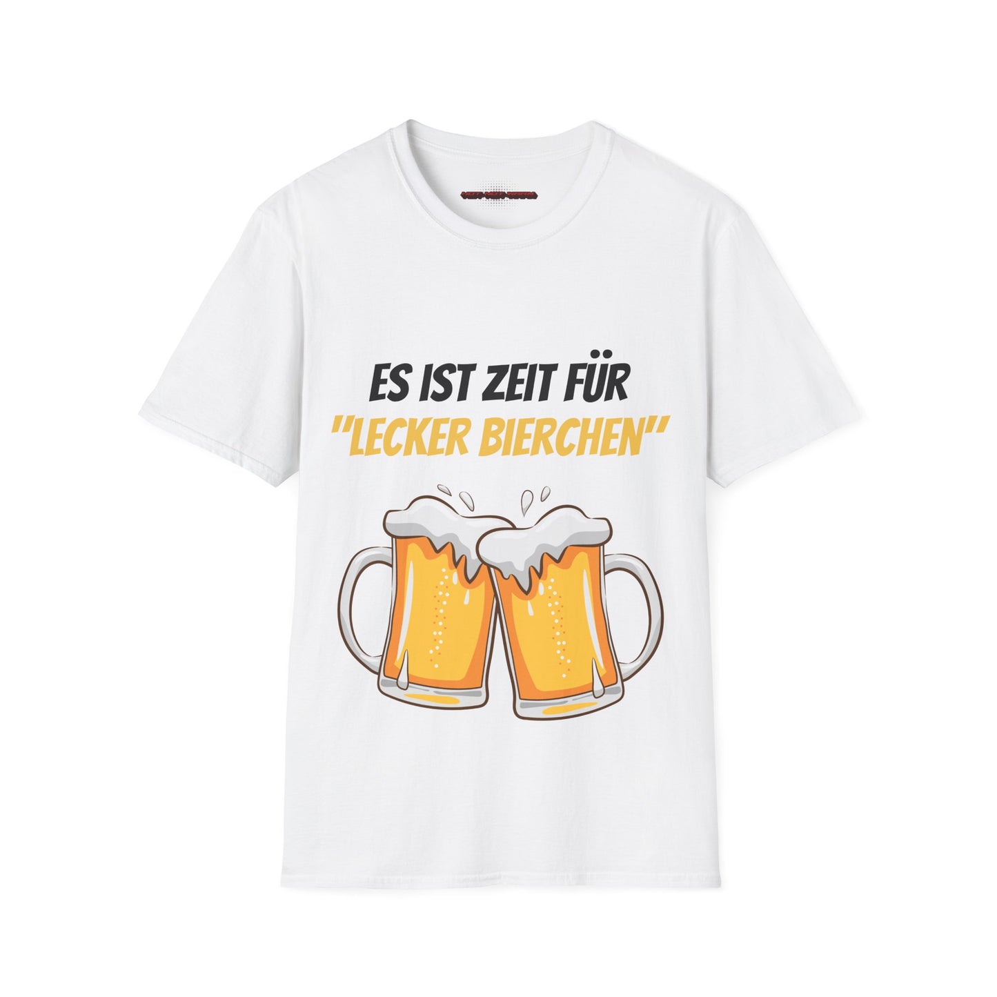 Lecker Bierchen T-Shirt Meme in Weiss