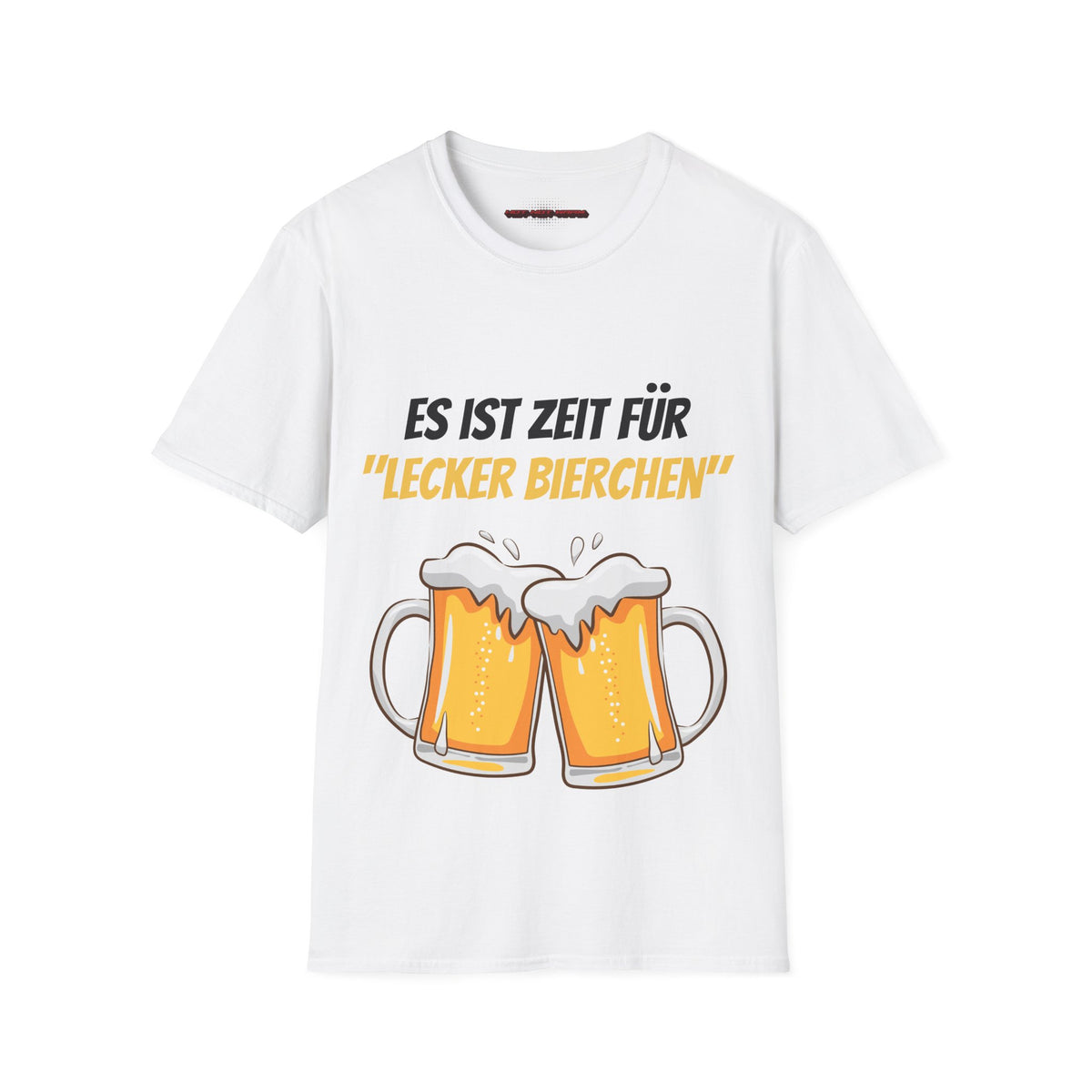 Lecker Bierchen T-Shirt Meme in Weiss